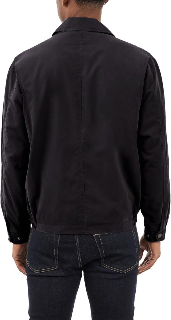 LONDON FOG Men's Auburn Zip-Front Golf Jacket (Regular & Big-Tall Sizes), Black, Large - Image 6